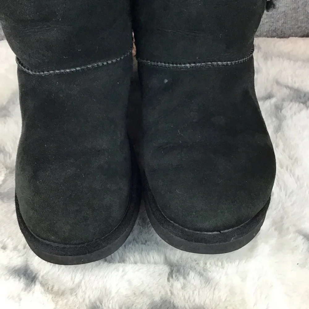 UGG Women's Tall Black‎ Buttoned Winter Boots